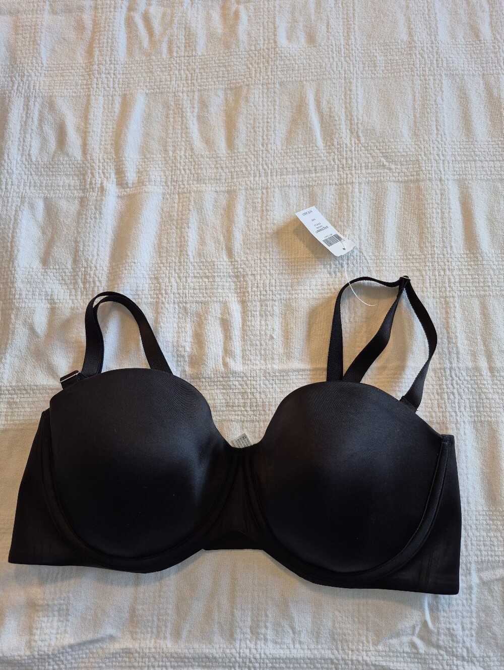 Soma women's 36DD bra black convertible vanishing strapless underwire NEW